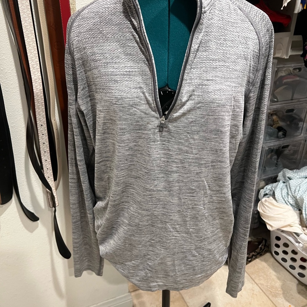 Lululemon Athletica Gray Zip Up Jacket